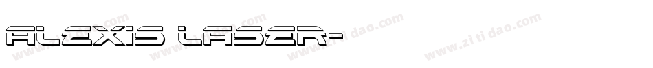 Alexis Laser字体转换